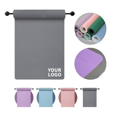 Tpe Exercise Yoga Mat Non Slip Cushion