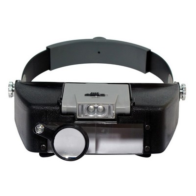 Illuminated Multi Power Premium Quality Head Magnifier & Loupe