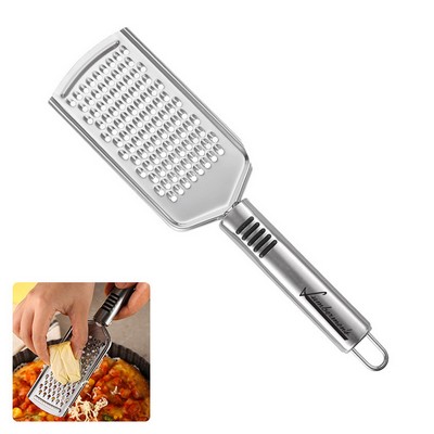 Stainless Steel Flat Coarse Cheese Grater