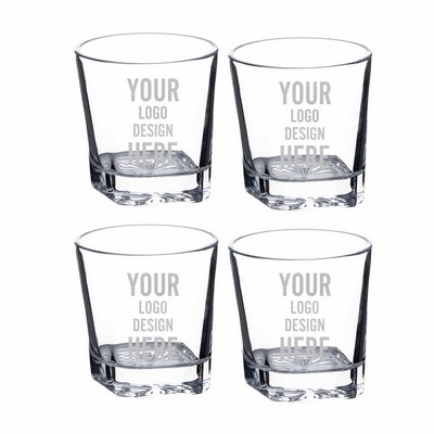 Square Rocks Glasses - Set of 4