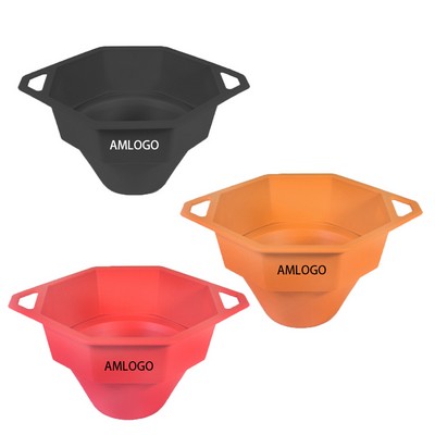 Collapsible Silicone Popcorn Bowl