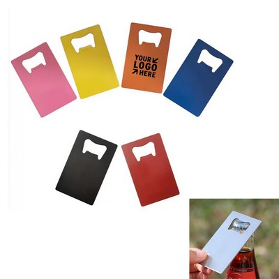 Credit Card Shaped Bottle Opener