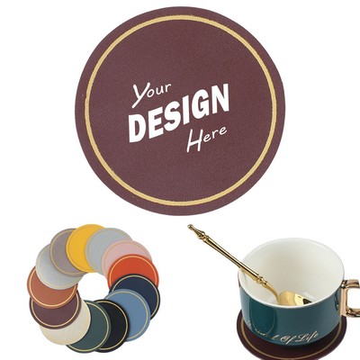 Pu Leather Coaster