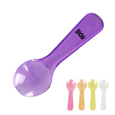 Disposable Mini Plastic Tasting Ice Cream Spoon