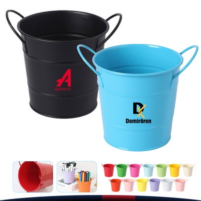 Ramsey Iron Bucket Pen Holder