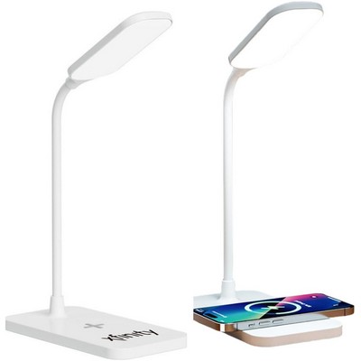 LED Desk Lamp, Table Lamp, Night Stand Light for Home, 3 Lighting Modes, Wireless Fast Charging