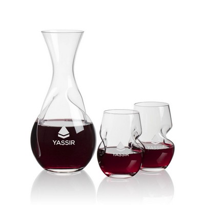 Tallandale Carafe & Stemless Wine