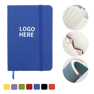 A6 Synthetic Leather Hardcover Journal