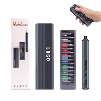 52" 1 Precision Alloy Electric Screwdriver Set