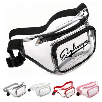 Versatile Clear PVC Fanny Pack