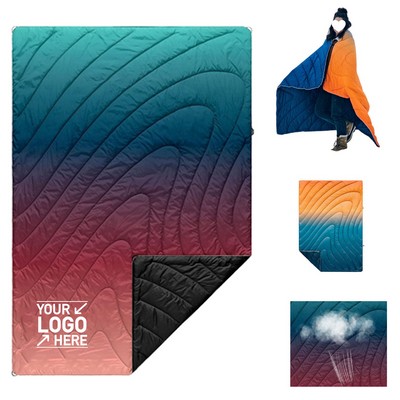 Packable Outdoor Camping Puffy Blanket