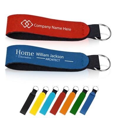 Customizable Floating Neoprene Keychain Wristband