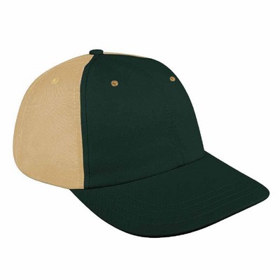 Solid Eyelets Brushed Snapback Dad Cap