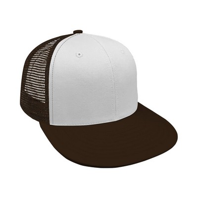 Contrast Front Meshback Snapback Lowstyle Hat