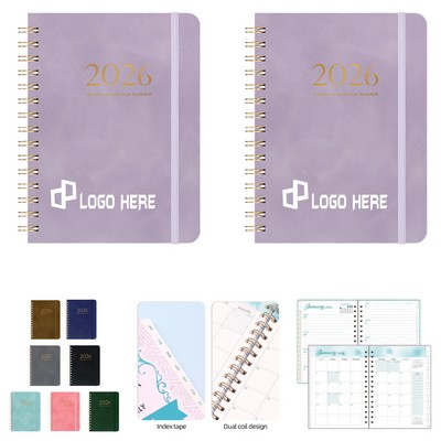 2026 Weekly And Monthly Wirebound Planner-2 Packs