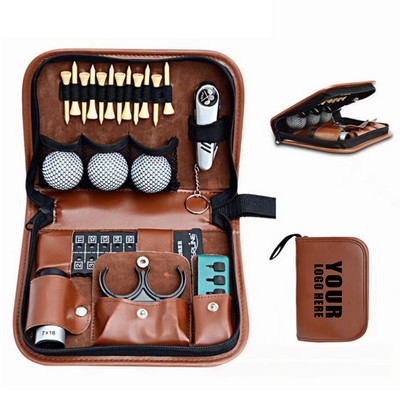 Golf Accessories Tool Set PU Organizer Case