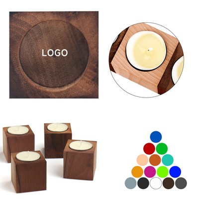 Wood Candle Holders Tea Light