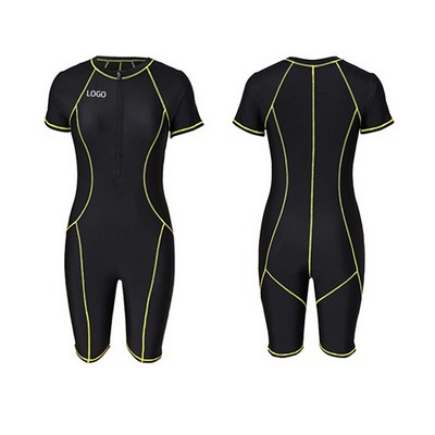 Short Sleeve One-Piece Snorkeling Suit