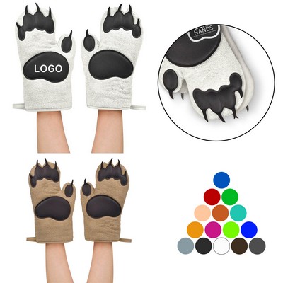 Bear Hand Oven Mitt