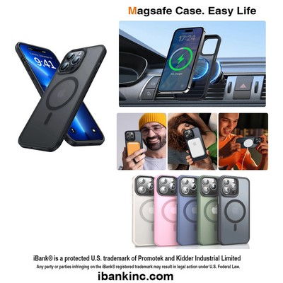 iBank ® MagSafe-Compatible Case for iPhone 17/16/15 Pro, Max, Air