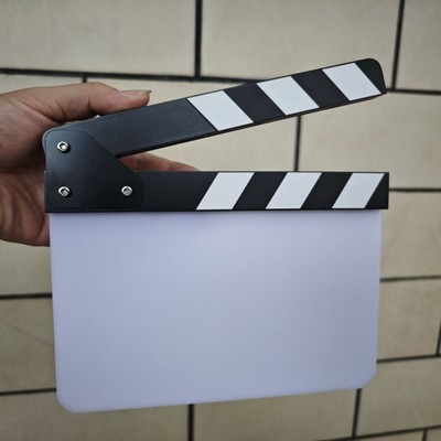 Acrylic Movie Clapper Board