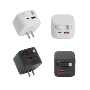 Cube 30W PD Power Adapter with Retractable Type-C Cable