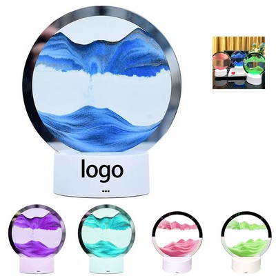 LED Flowing Sand Lamp