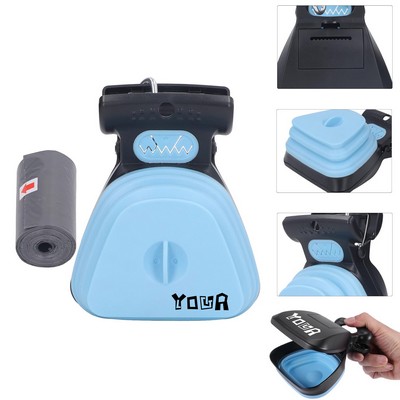Dog Pooper Scooper W/Container