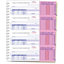 Imprinted Cash Receipts Book