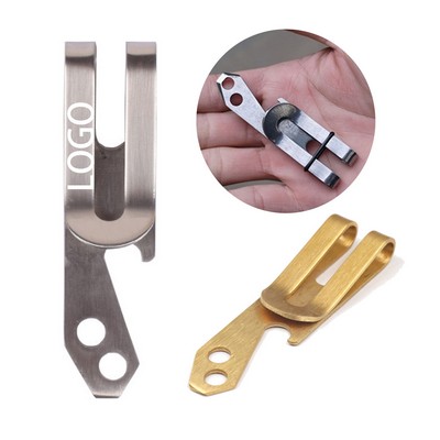Bottle Opener Money Clip