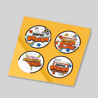 Custom Vinyl Sticker Sheets - 8"x11"