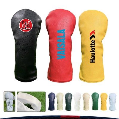 SwingApex PU Leather Golf Driver Headcover - Economy Shipping