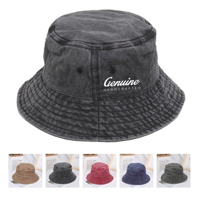 Retro Washed Bucket Hat