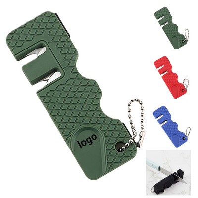 Artcot Knife Sharpener with 3 Sharpening Slots (Non-Slip Base, Compact, Custom Logo)