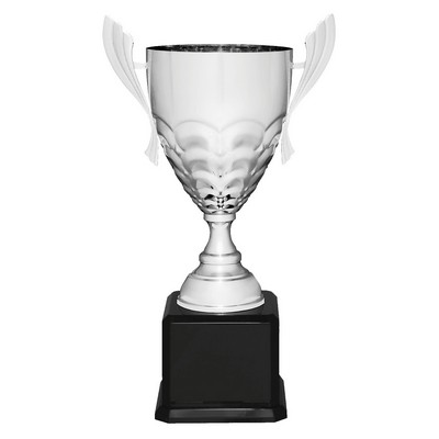 Metal Cup Trophy on Rosewood Royal Piano Finish Base - ACU21