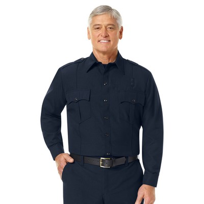 Workrite Shirts - Men's Classic Long Sleeve Fire Officer Shirt