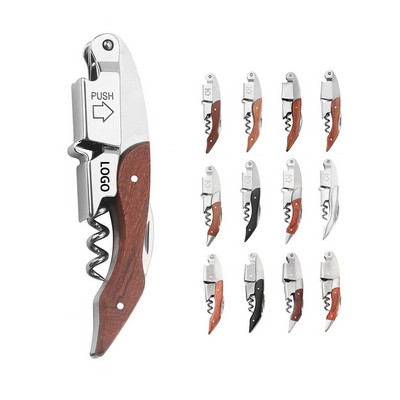 Multifunction Wooden Corkscrew