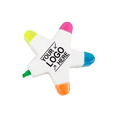 Star Shaped Custom Highlighter Set