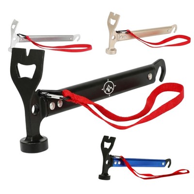 Professional Aluminum Tent Stake Hammer & Peg Puller