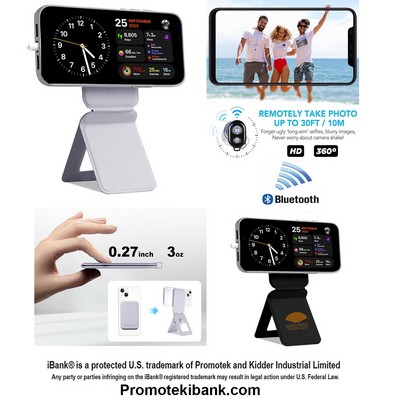 iBank ® Snap Tripod Compatible with iPhone 17/16/15/14 + Bluetooth Remote
