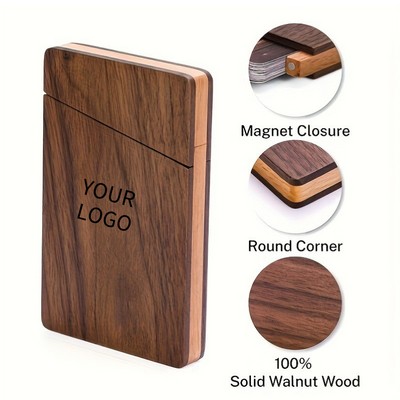 Wood Business Card Holder