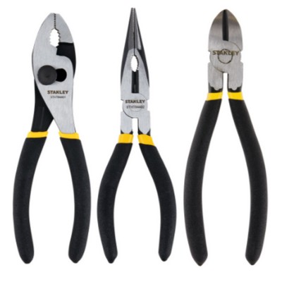 Stanley® Tools 3-Piece Plier Set