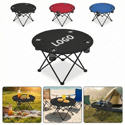 Folding Table for Four - person Game Day