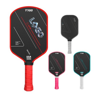 Pickleball Paddle with T700 Raw Carbon Fiber Surface