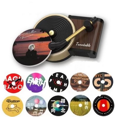 Car Air Freshener Clip with Record Player