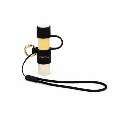 Silicone Lip Balm Holder Keychain