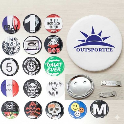 Lapel Pin Event Label Badge Magnetic Name Tag School Button