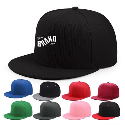 Flat Brim Baseball Cap