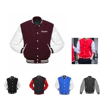Men Casual Baseball Jacket