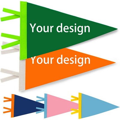 4"x10" Full Color Felt Pennants Flag